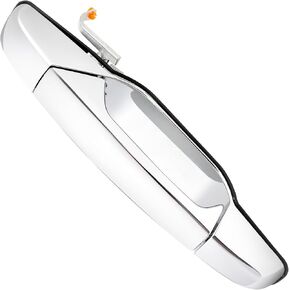 Exterior Chrome Door Handle Front Right Passenger Side for 2007 2008 2009 2010 2011 2012 2013 2014 Chevy Silverado Suburban Tahoe Avalanche, GMC Sierra Yukon, Cadillac Escalade - 22738722, 80545