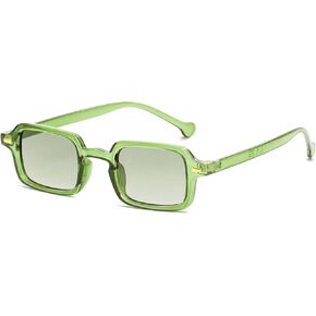 Xpectrum Small Retro Rectangle Sunglasses for Men Women Trendy Vintage Square Sun Glasses