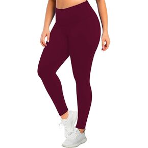 Leggings for Women Plus Size Tummy Control Lightweight Stretch High Waist Pants Soft Running Workout Trendy Yoga Pants