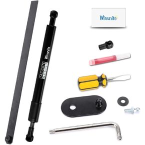 Winunite متوافق مع 2004-2014 F150 (NOT FLARESIDE) مساعدة رفع الشاحنة للصدمات من أجل F150 Pickup Tailgate EZ Down (يتوفر مفتاح توركس/ مفك براغي مسطح)
