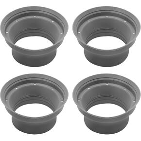 RECOIL SPB65K 4 Pack Foldable Silicone 6.5" Car Speaker Baffle Kits, for Sound Quality Improvement and Speaker Protection, Four Pieces