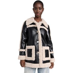 Avec Les Filles Women's Faux Shearling Jacket