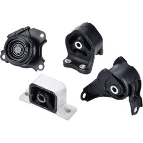 4PCS Engine Motor Mount Kits Compatible with Honda CRV 2.4L 2002-2006 Engine Transmission Motor Mount Replace A4504 A4506 A6596 A6597
