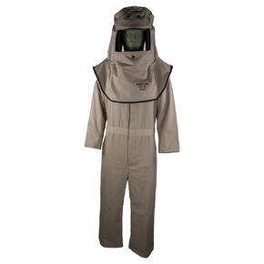 Oberon Arc Flash Kit - 40 CAL- Includes Arc Flash Hood, Coat and Bib Suit- CAT SERIES