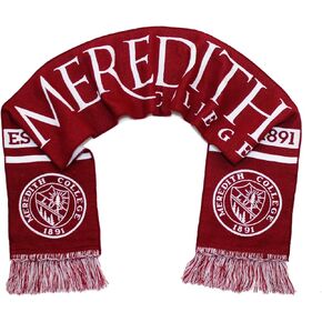Meredith College Scarf - Meredith Avenging Angels Woven Classic