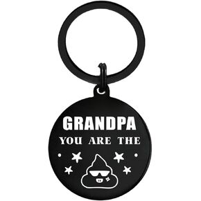 ABNTY Keychain for GrandPa, Funny and Inspirational Gift for GrandPa from Grandkids, GrandPa Birthday, father’s Day, or Christmas Gift for Grandfather