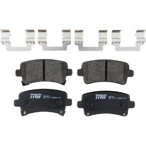 TRW Pro TRH1430 Disc Brake Pad Set For Chevrolet Malibu 2013-2015, Rear, And Other Applications