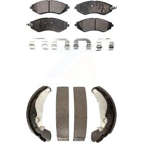Transit Auto Front Rear Ceramic Brake Pads And Drum Shoes Kit Replacement For Chevrolet Aveo Spark Aveo5 Pontiac G3 Suzuki Wave Wave5 Swift+ KTN-100005