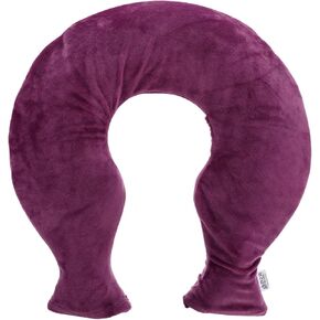 U-Shaped Hot Water Bag Hot Water Bottle Plush U- Shaped Hot Water Bottle Shoulder Support Pillow Heating Water Neck Bag Extra Heat Bag Purple Travel Neck Guard Cooler Bag