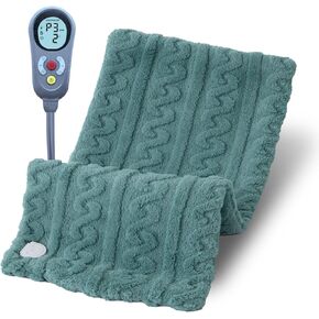 Heating Pad for Pain Relief, Adjustable Temperature, Heat Packs for Cramps, Back, Neck, Shoulder and Knee (Blue, 15.7×31.5)