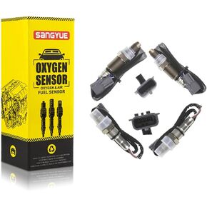 4PCS Oxygen O2 Sensor 1 & 2 for 2016-2019 Nissan Pathfinder Infiniti QX60 3.5L Upstream + Downstream