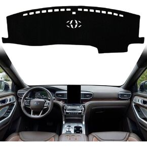 Dash Mat Cover Custom Interior Center Console Compatible with Ford Explorer SUV 2020 2021 2022 Dashboard mat Covers Accessories