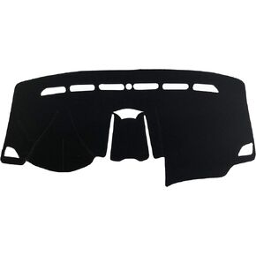 Custom Fit Dashboard Black Center Console Cover Dash Mat Protector Sunshield Cover for 2016 2017 2018 2019 2020 Ford Edge