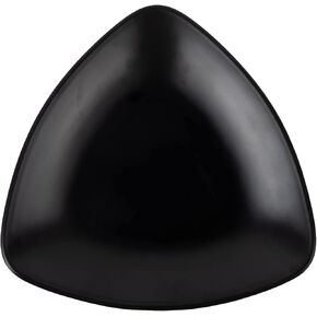 AUEAR, A5 Melamine Trinket Dish Decorative Jewelry Tray Ring Holder Organizer for Keys Food Safe Dishware Black (Triangle)
