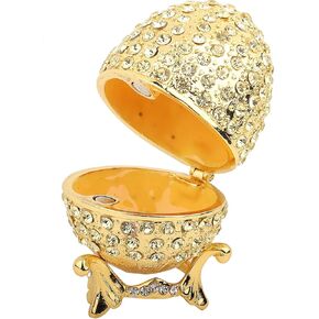 Faberge Egg, Zinc alloy Trinket Trinkets with Enamel Painting for Jewelry, Generic83ehocd4bn