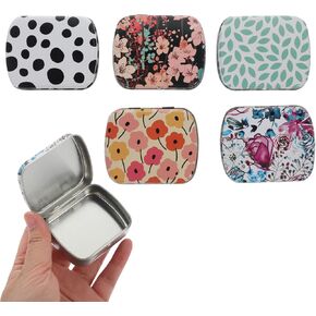 5 قطع من علبة الزهور الصغيرة، صندوق مجوهرات حلية، علب معدنية صغيرة مع أغطية مفصلية، صناديق زخرفية، حاويات صندوقية محمولة لمجوهرات الحلوى، عيد الأم in Kuwait