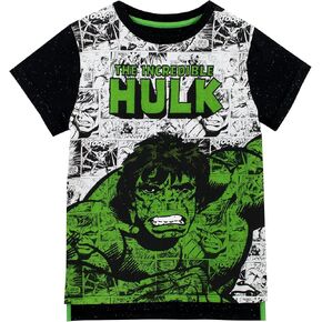 Marvel Tshirt | The Incredible Hulk Shirt | Short Sleeve Boys Shirts | Superhero Shirt | Sizes 3T to 12
