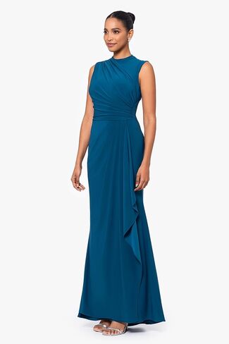 Xscape Women's Sleeveless High Neck Bodycon Formal Maxi Dress in Saudi Arabia
