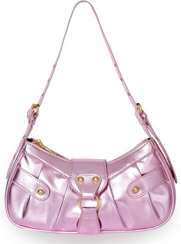 Shoulder Bag for Women Y2K Handbag Crossbody Bag Pleated Purse Hobo Bag in Saudi Arabia