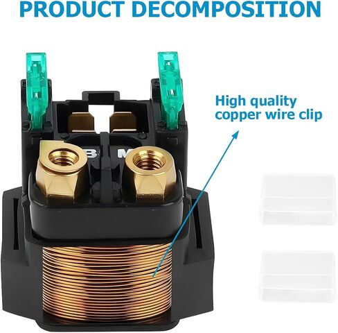 مرحل الملف اللولبي لبداية السيارة، ملف لولبي لبداية السيارة ATV متوافق مع Raptor Grizzly Wolverine Big Bear 350 400 450 660 2002 2003 2004 2005 2006 2007 2008، مناسب عالمي in Kuwait