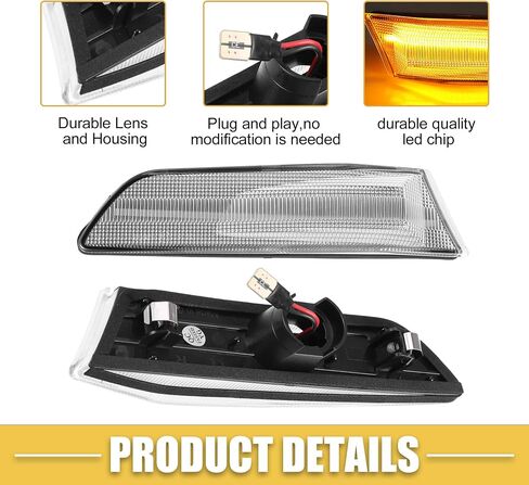 LED الجانب ماركر ضوء 26180AM800 الجبهة بدوره أضواء الإشارة مصابيح Sidemarker لإنفينيتي G35 2003-2007 واضح عدسة العنبر مصباح ليد 1 زوج in Saudi Arabia