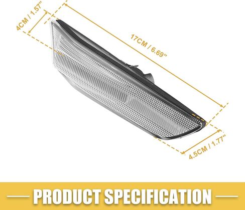 LED الجانب ماركر ضوء 26180AM800 الجبهة بدوره أضواء الإشارة مصابيح Sidemarker لإنفينيتي G35 2003-2007 واضح عدسة العنبر مصباح ليد 1 زوج in Saudi Arabia