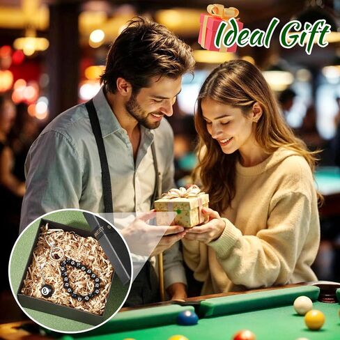 8 Ball Keychain Billiard Lucky Ball Charm Keyring for Men Pool Player Lover Purse Handbag Backpack Key Chain in Saudi Arabia