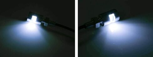iJDMTOY 12 فولت زينون أبيض 5730-SMD مصابيح لوحة ترخيص LED متوافقة مع سيارة شاحنة ATV دراجة نارية، إلخ (لمسة نهائية من الكروم) in Saudi Arabia