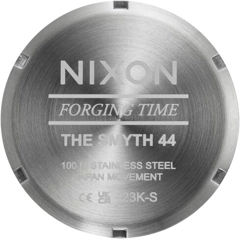 NIXON Smyth 44 A1414-100m Water Resistant Analog Watch (44 mm Face, 23 mm Stainless Steel Band) in Kuwait