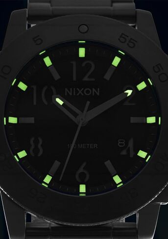 NIXON Smyth 44 A1414-100m Water Resistant Analog Watch (44 mm Face, 23 mm Stainless Steel Band) in Kuwait