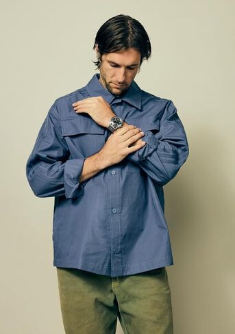 NIXON Smyth 44 A1414-100m Water Resistant Analog Watch (44 mm Face, 23 mm Stainless Steel Band) in Kuwait