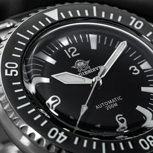 ADDIESDIVE Scuba Diver Watches for Men Waterproof 200 M NH35 Ceramic Bezel Synthetic Sapphire BGW9 Automatic Dive Watch in Saudi Arabia