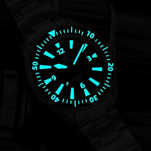 ADDIESDIVE Scuba Diver Watches for Men Waterproof 200 M NH35 Ceramic Bezel Synthetic Sapphire BGW9 Automatic Dive Watch in Saudi Arabia