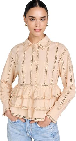 Ulla Johnson Women's Harper Blouse in Kuwait
