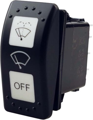 مفتاح التحكم في ممسحة الزجاج الأمامي مناسب لـ Can-Am Defender HD10 HD8 Maverick X3 2016 2017 2018 2019 2020 2021 2022 2023 مفتاح غسالة الممسحة استبدال 710004941 7 Pin (ON)-ON-Off ممسحة الروك التبديل in Kuwait