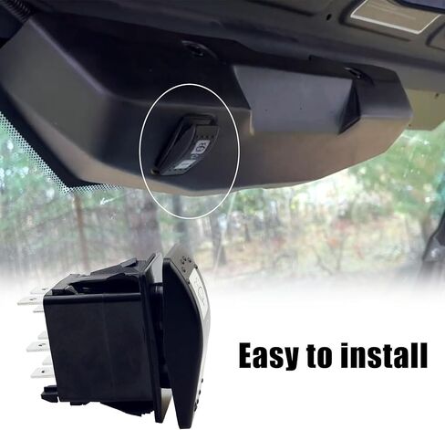 مفتاح التحكم في ممسحة الزجاج الأمامي مناسب لـ Can-Am Defender HD10 HD8 Maverick X3 2016 2017 2018 2019 2020 2021 2022 2023 مفتاح غسالة الممسحة استبدال 710004941 7 Pin (ON)-ON-Off ممسحة الروك التبديل in Kuwait