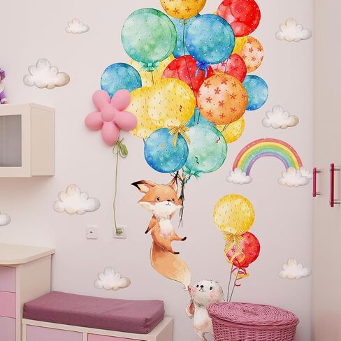 Clouds Wall Stickers Clouds Wall Decals Peel and Stick Removable Clouds Art Wall Decor for Living Room Bedroom Nursery Office in Saudi Arabia