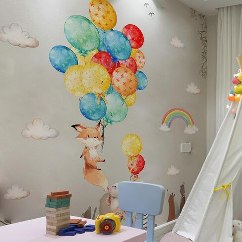 Clouds Wall Stickers Clouds Wall Decals Peel and Stick Removable Clouds Art Wall Decor for Living Room Bedroom Nursery Office in Saudi Arabia