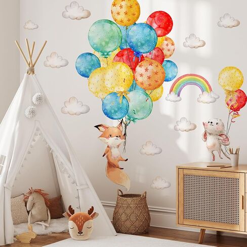 Clouds Wall Stickers Clouds Wall Decals Peel and Stick Removable Clouds Art Wall Decor for Living Room Bedroom Nursery Office in Saudi Arabia