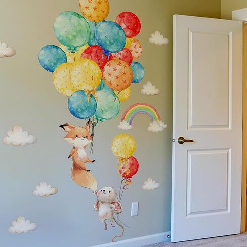 Clouds Wall Stickers Clouds Wall Decals Peel and Stick Removable Clouds Art Wall Decor for Living Room Bedroom Nursery Office in Saudi Arabia