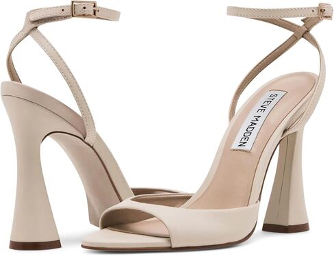 Steve Madden Women's Beki Heeled Sandal, Natural, 5.5 in Saudi Arabia