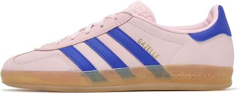 adidas Gazelle Indoor Women Sneakers, Shadow Fig/Cloud White/Gum, Size 7 in Saudi Arabia