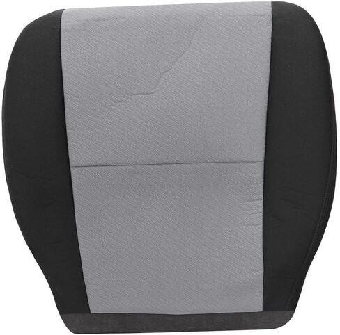 غطاء مقعد قماش بديل من جانب الركاب الأمامي من GXARTS باللونين الأسود والرمادي متوافق مع Chevy Silverado 1500 2500HD 3500HD GMC Sierra 1500 2500 3500 2007 2008 2009 2010 2012 2013 2014 in Kuwait