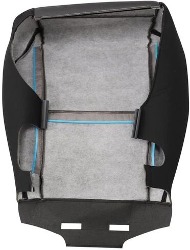 غطاء مقعد قماش بديل من جانب الركاب الأمامي من GXARTS باللونين الأسود والرمادي متوافق مع Chevy Silverado 1500 2500HD 3500HD GMC Sierra 1500 2500 3500 2007 2008 2009 2010 2012 2013 2014 in Kuwait