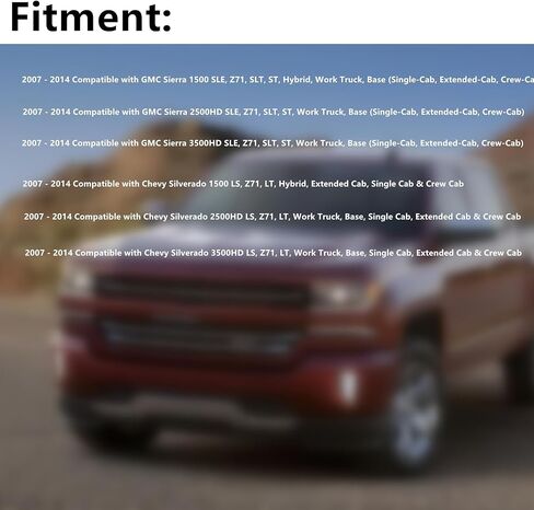 غطاء مقعد قماش بديل من جانب الركاب الأمامي من GXARTS باللونين الأسود والرمادي متوافق مع Chevy Silverado 1500 2500HD 3500HD GMC Sierra 1500 2500 3500 2007 2008 2009 2010 2012 2013 2014 in Kuwait