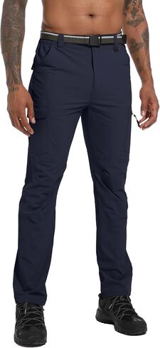Men's Hiking Tactical Cargo Work Pants Quick Dry Waterproof Lightweight Travel Fishing Camping Outdoor Pants in Saudi Arabia