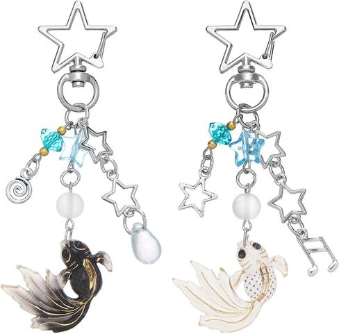 Cute Keychain Charms for Purses Handbags Backpack Accessories Y2K Aesthetic Keychain Women Girls Kawaii Bag Charm in Saudi Arabia