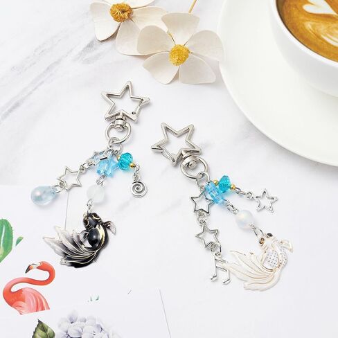 Cute Keychain Charms for Purses Handbags Backpack Accessories Y2K Aesthetic Keychain Women Girls Kawaii Bag Charm in Saudi Arabia