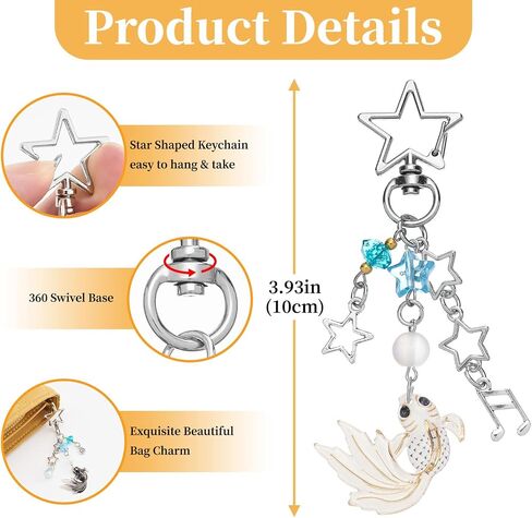 Cute Keychain Charms for Purses Handbags Backpack Accessories Y2K Aesthetic Keychain Women Girls Kawaii Bag Charm in Saudi Arabia
