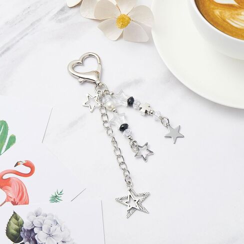 Cute Keychain Charms for Purses Handbags Backpack Accessories Y2K Aesthetic Keychain Women Girls Kawaii Bag Charm in Saudi Arabia